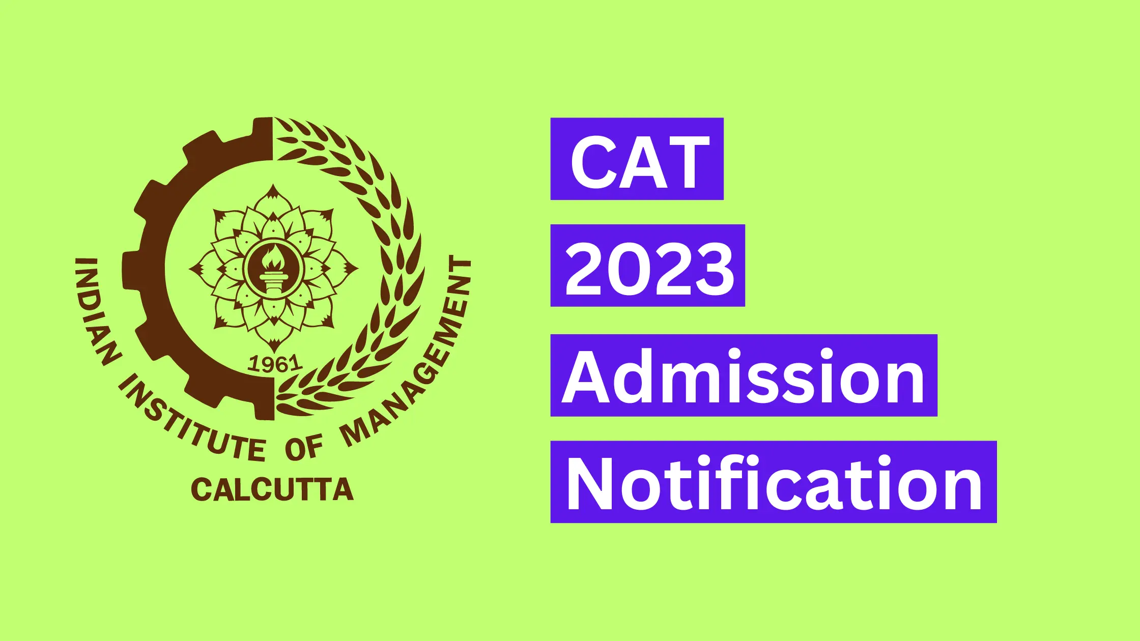 CAT 2023 Admission