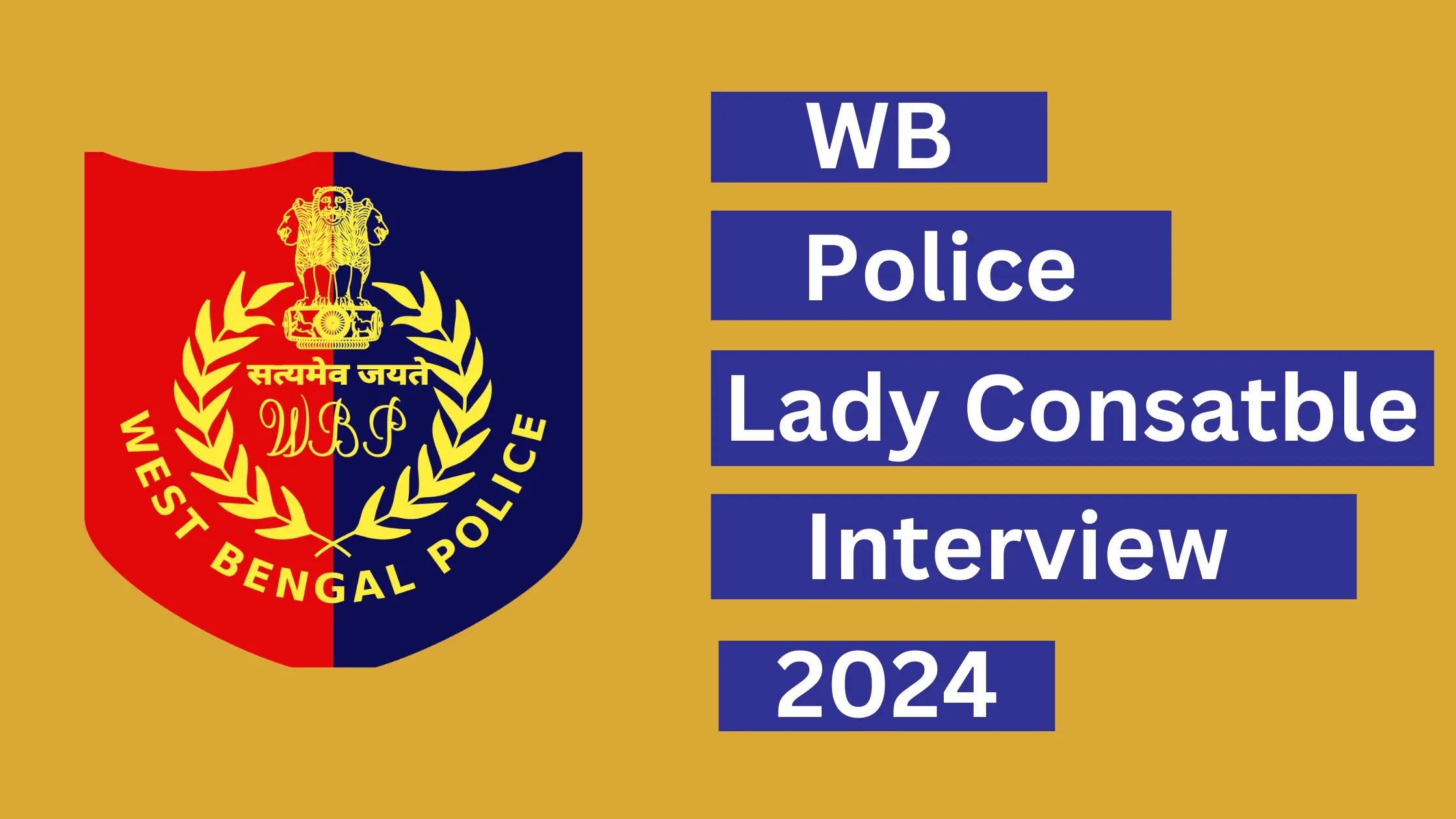 WB Police Lady Constable Interview Call Letter 2023